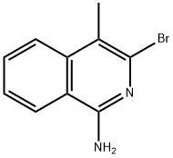 3-Bromo-4-methylisoquinolin-1-amine 结构式