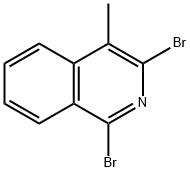 1,3-Dibromo-4-methylisoquinoline 结构式