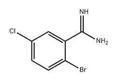 2-溴-5-氯苯甲脒 结构式
