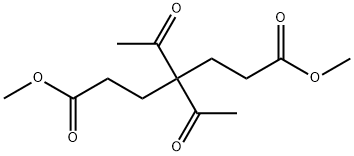 Heptanedioic acid, 4,4-diacetyl-, 1,7-dimethyl ester 结构式