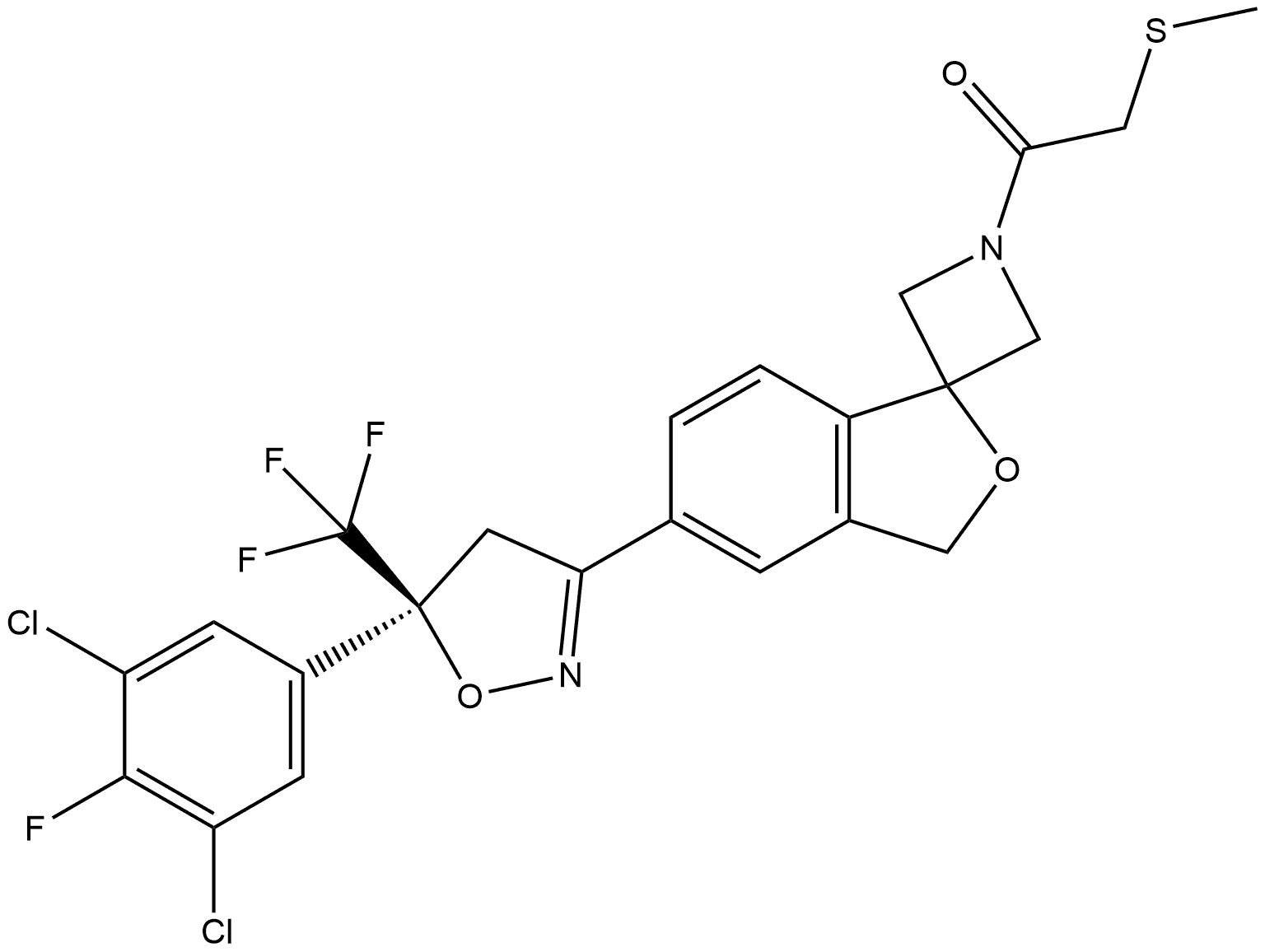 Sarolaner Impurity 23 结构式