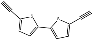 5,5'-二乙炔基-2,2'-联噻吩 结构式