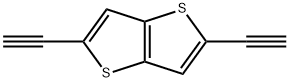 2,5-二乙炔基噻吩[3,2-B]噻吩 结构式