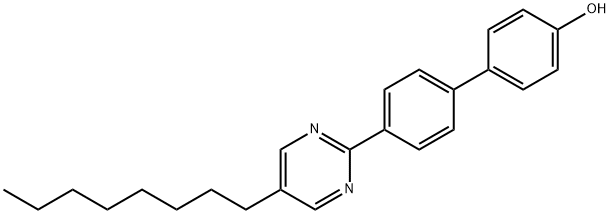 4'-(5-辛基嘧啶-2-基)-[1,1'-联苯]-4-醇 结构式