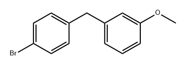 Benzene, 1-[(4-bromophenyl)methyl]-3-methoxy- 结构式