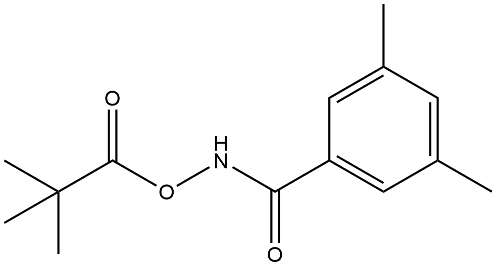 (3,5-Dimethylbenzoyl)azanyl 2,2-dimethylpropanoate 结构式