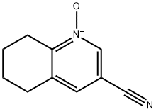 3-Quinolinecarbonitrile, 5,6,7,8-tetrahydro-, 1-oxide 结构式