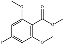 4-碘-2,6-二甲氧基苯甲酸甲酯 结构式