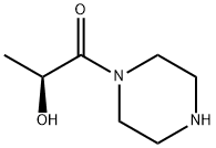 1-Propanone, 2-hydroxy-1-(1-piperazinyl)-, (2S)- 结构式