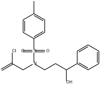 Benzenesulfonamide, N-(2-chloro-2-propen-1-yl)-N-(3-hydroxy-3-phenylpropyl)-4-methyl- 结构式