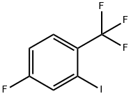 4-氟-2-碘-1-(三氟甲基)苯 结构式