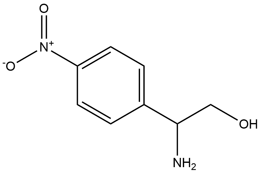 Benzeneethanol, β-amino-4-nitro- 结构式