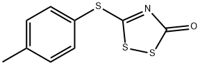 3H-1,2,4-Dithiazol-3-one, 5-[(4-methylphenyl)thio]- 结构式