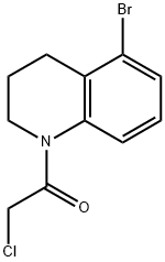 1-(5-Bromo-3,4-dihydroquinolin-1(2H)-yl)-2-chloroethanone 结构式