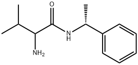 2-氨基-3-甲基-N-((R)-1-苯乙基)丁酰胺 结构式