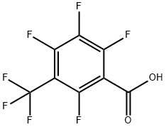 Benzoic acid, 2,?3,?4,?6-?tetrafluoro-?5-?(trifluoromethyl)?- 结构式