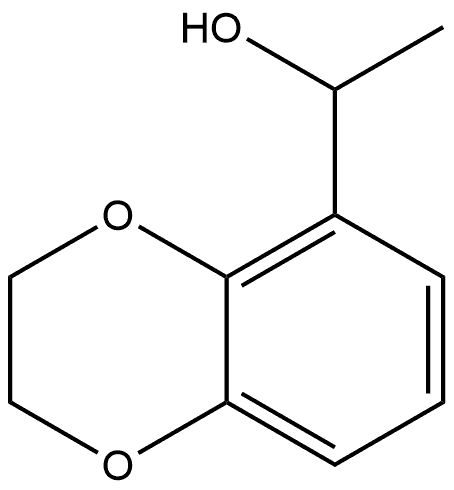 1,4-Benzodioxin-5-methanol, 2,3-dihydro-α-methyl- 结构式