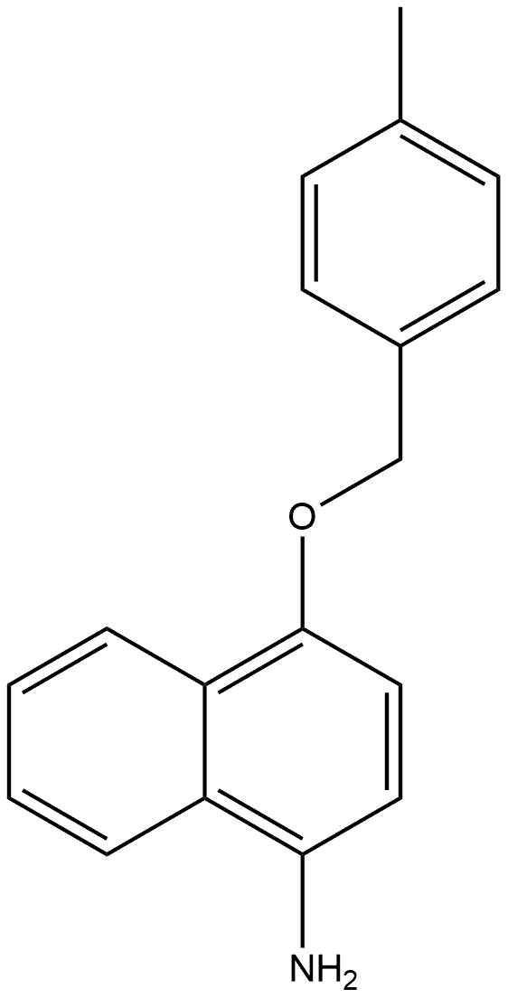 4-[(4-Methylphenyl)methoxy]-1-naphthalenamine 结构式