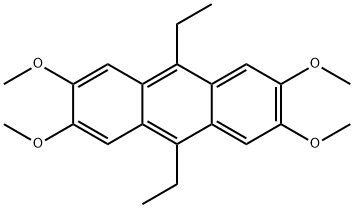 Anthracene, 9,10-diethyl-2,3,6,7-tetramethoxy- 结构式