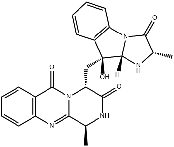 fumiquinazoline A 结构式