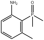 (2-氨基-6-甲基苯基)二甲基氧化膦 结构式