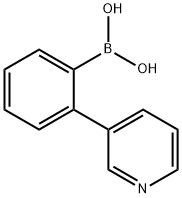 Boronic acid, B-[2-(3-pyridinyl)phenyl]- 结构式