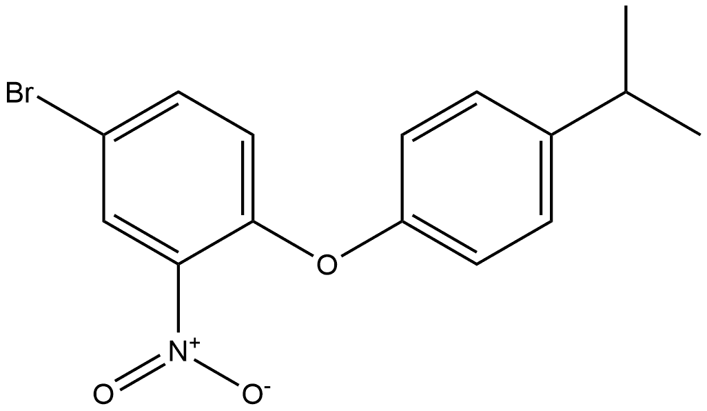 4-bromo-1-(4-isopropylphenoxy)-2-nitrobenzene 结构式