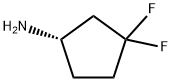 (1S)-3,3-二氟环戊胺 结构式