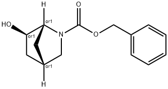 外向-2-CBZ-6-羟基-2-氮杂双环[2.2.1]庚烷 结构式