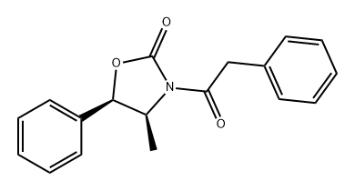 2-Oxazolidinone, 4-methyl-5-phenyl-3-(phenylacetyl)-, (4S,5R)- (9CI) 结构式