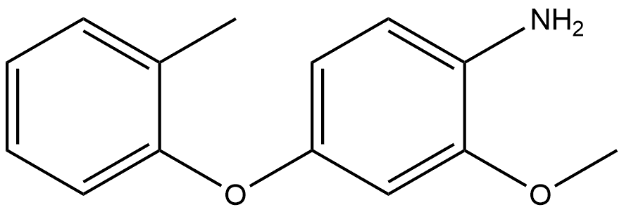 2-methoxy-4-(o-tolyloxy)aniline 结构式