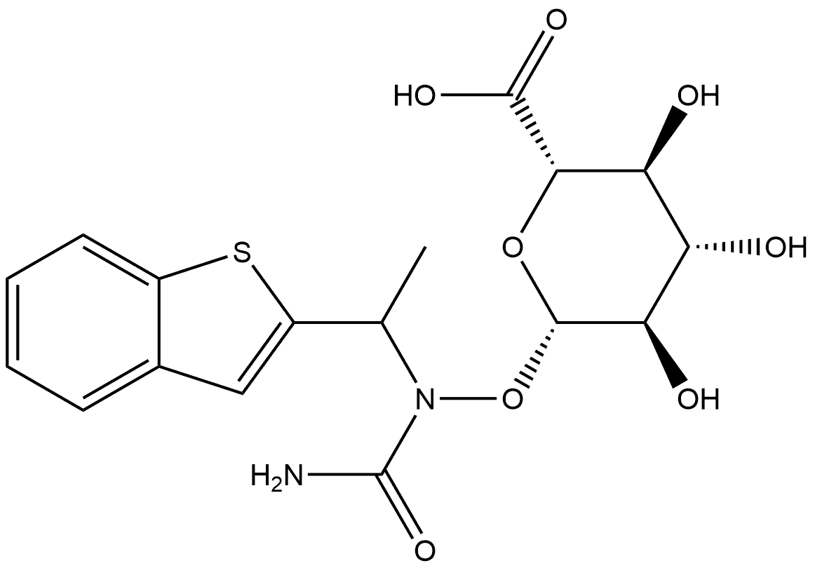 ZILEUTON 结构式