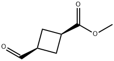 rel-methyl (1s,3s)-3-formylcyclobutane-1-carboxylate 结构式