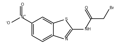 Acetamide, 2-bromo-N-(6-nitro-2-benzothiazolyl)- 结构式