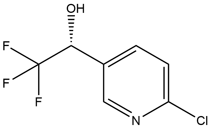 (1R)-1-(6-CHLOROPYRIDIN-3-YL)-2,2,2-TRIFLUOROETHAN-1-OL 结构式