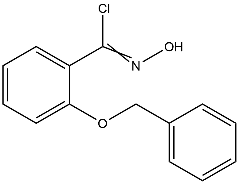 2-(苄氧基)-N-羟基亚氨代苯甲酰氯 结构式