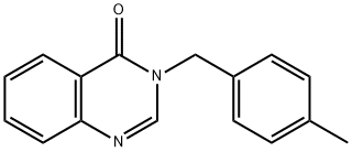 3-(4-Methylbenzyl)quinazolin-4(3H)-one 结构式