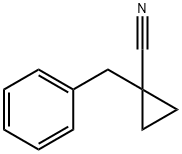 Cyclopropanecarbonitrile, 1-(phenylmethyl)- 结构式