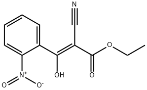 2-Propenoic acid, 2-cyano-3-hydroxy-3-(2-nitrophenyl)-, ethyl ester, (Z)- (9CI) 结构式