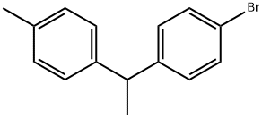 1-溴-4-(1-(对甲苯基)乙基)苯 结构式