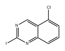 5-氯-2-碘喹唑啉 结构式