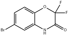 2H-1,4-Benzoxazin-3(4H)-one, 6-bromo-2,2-difluoro- 结构式