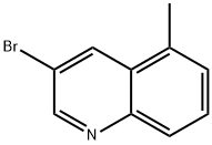 Quinoline, 3-bromo-5-methyl- 结构式