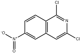 1,3-二氯-6-硝基异喹啉 结构式