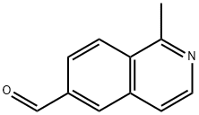 1-甲基异喹啉-6-甲醛 结构式