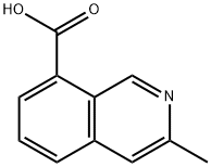 3-甲基异喹啉-8-羧酸 结构式