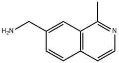 (1-Methylisoquinolin-7-yl)methanamine 结构式