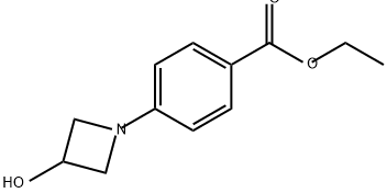 Benzoic acid, 4-(3-hydroxy-1-azetidinyl)-, ethyl ester 结构式