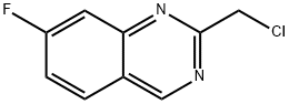 Quinazoline, 2-(chloromethyl)-7-fluoro- 结构式