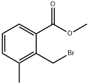 BENZOIC ACID, 2-(BROMOMETHYL)-3-METHYL-, METHYL ESTER 结构式